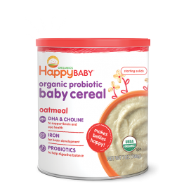 Nurture Inc. Happy Baby, 有机益生菌婴儿米粉，麦片